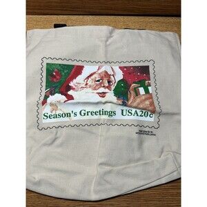 Vintage 1991 USPS United States Postal Service Santa Satchel Mail Letter Bag New